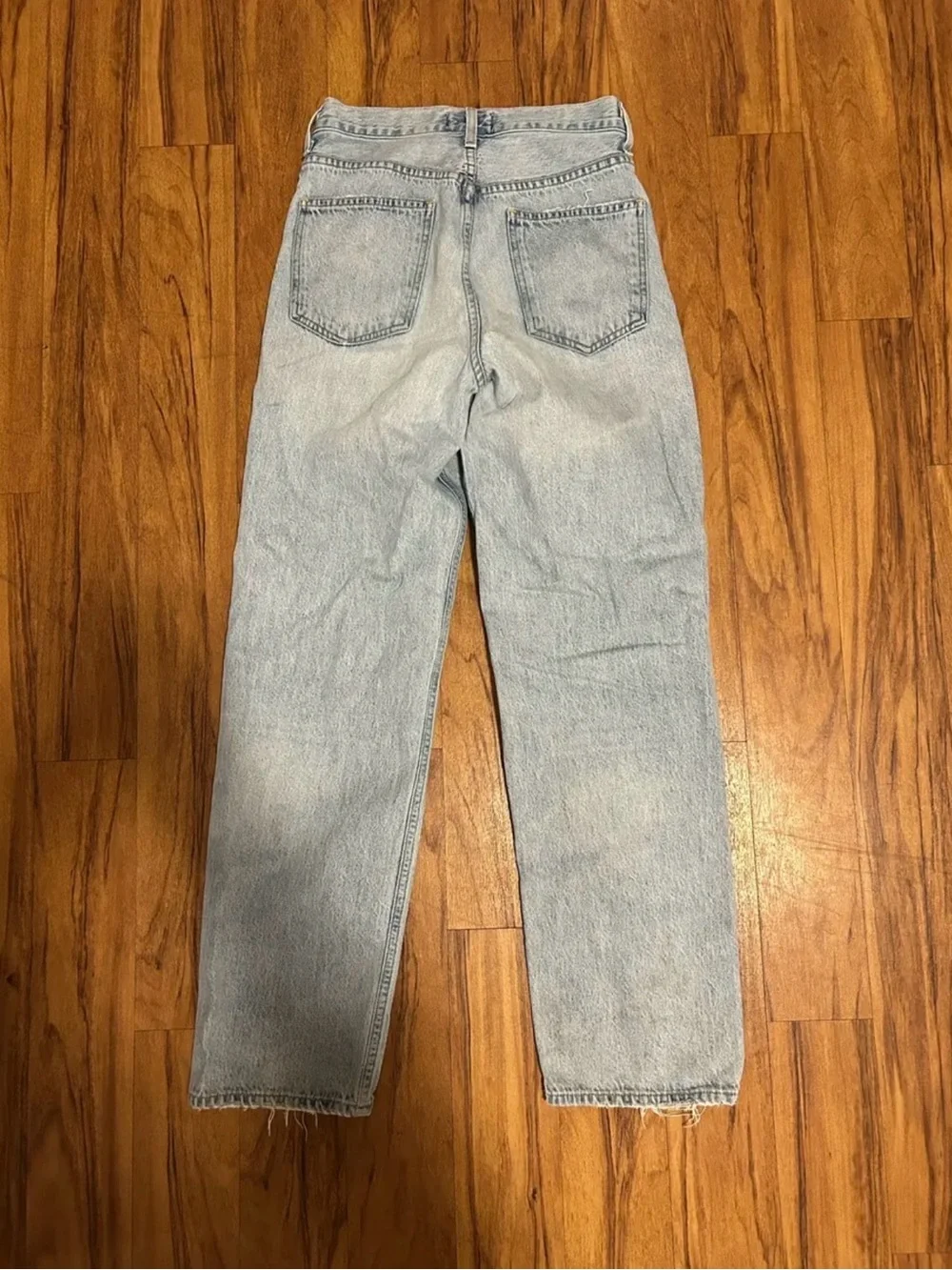 Agolde Asymmetrical Waist Straight Leg Jeans